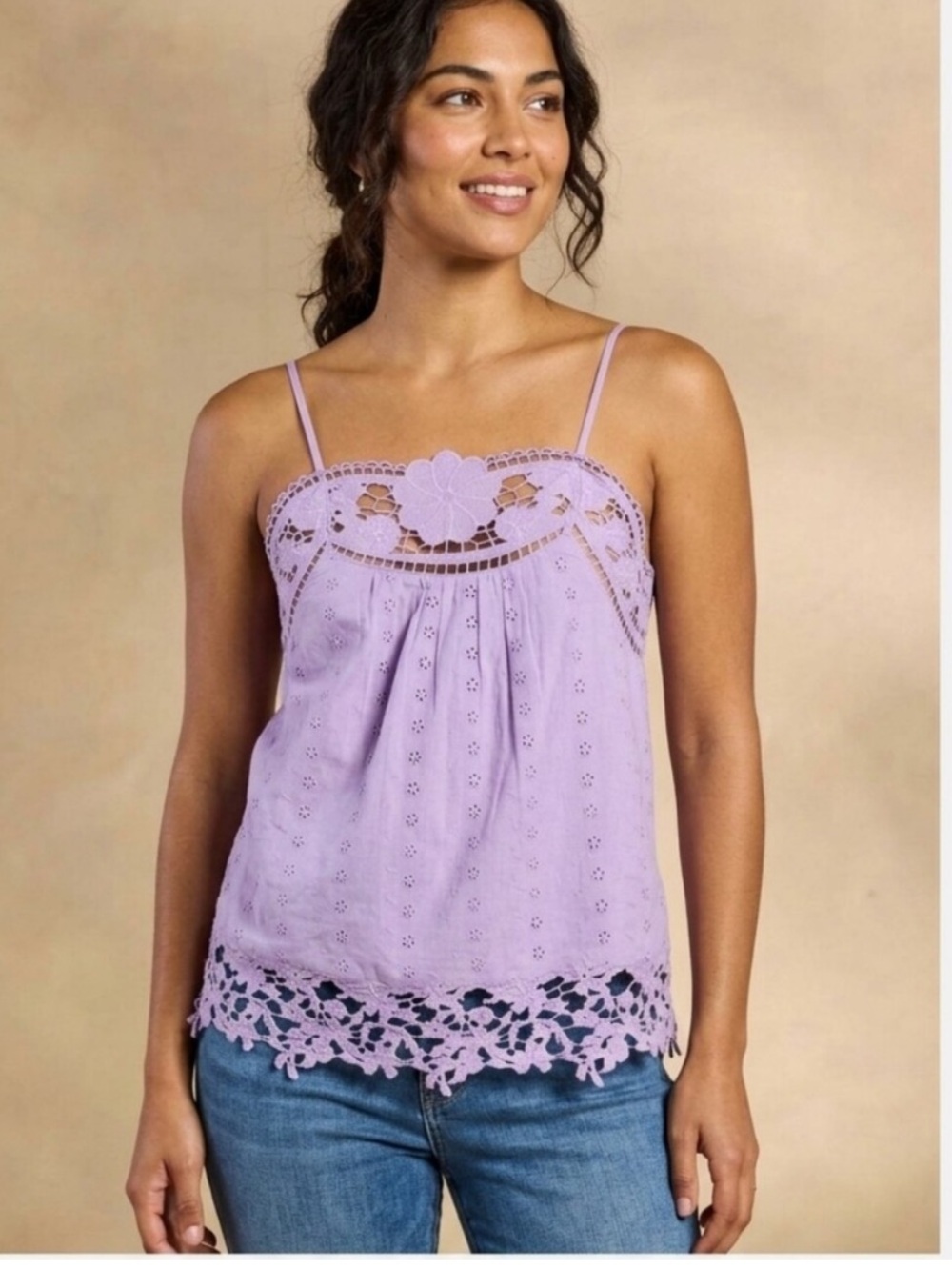 Sundance Calabria Lace Camisole XL NWT